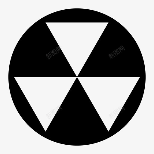 防辐射罩炸弹警告图标svg_新图网 https://ixintu.com 危险 放射性 炸弹 警告 辐射 防辐射