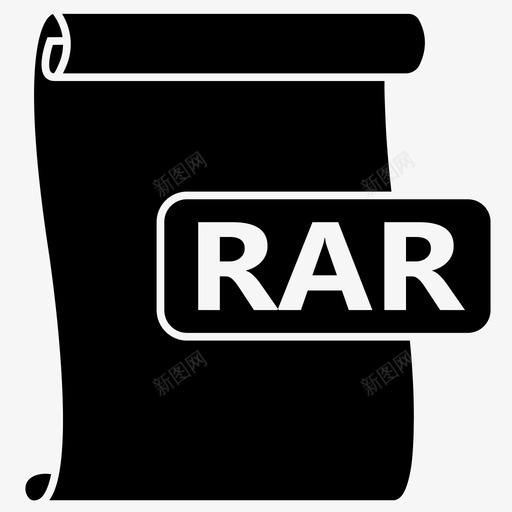 rar压缩文件图标svg_新图网 https://ixintu.com rar 压缩 文件 格式