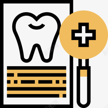 牙科保险保险36黄影图标图标