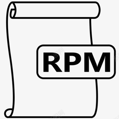 rpm文件格式包管理器图标图标