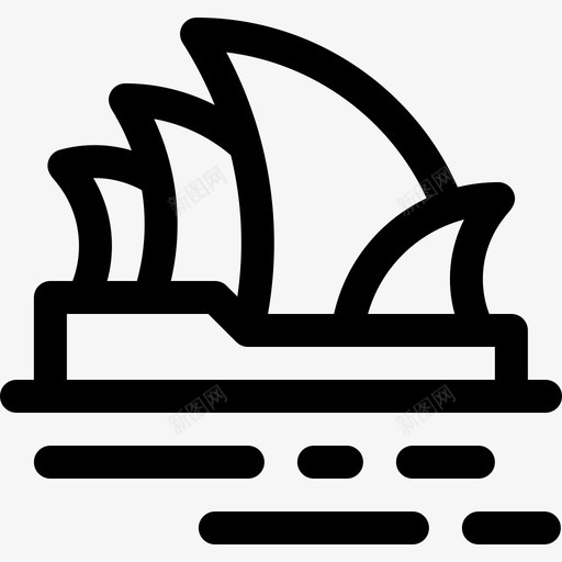悉尼歌剧院澳大利亚12直系图标svg_新图网 https://ixintu.com 悉尼 歌剧院 澳大利亚 直系