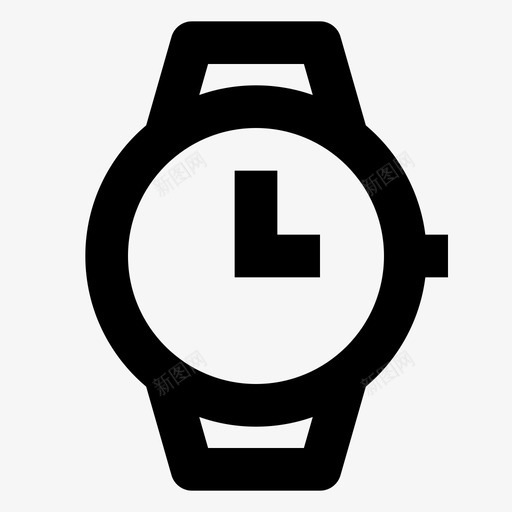 手表闹钟时钟图标svg_新图网 https://ixintu.com 手表 时钟 时间 用户界面 闹钟
