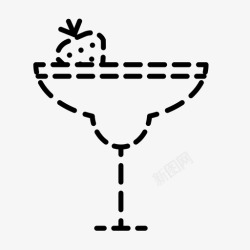 龙舌兰科鸡尾酒酒吧海滩图标高清图片