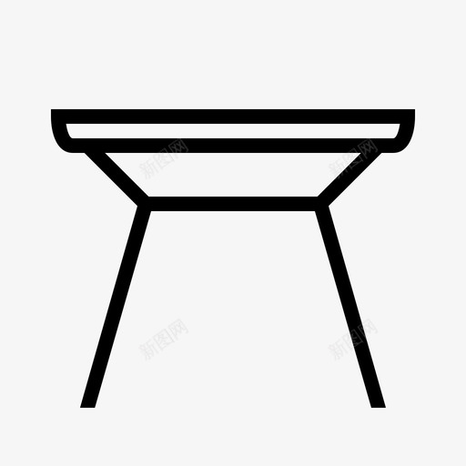 咖啡桌室内极简主义图标svg_新图网 https://ixintu.com 主义 咖啡 室内 极简 椅子 现代 装饰
