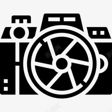 照相机照相机及附件5字形图标图标