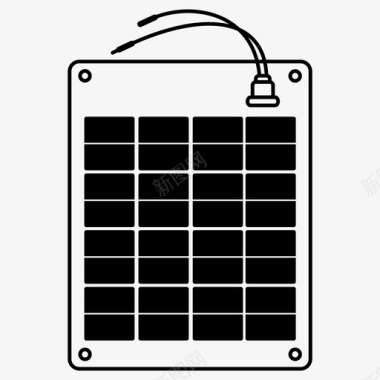 柔性单晶高效太阳能电池板高效率面板图标图标