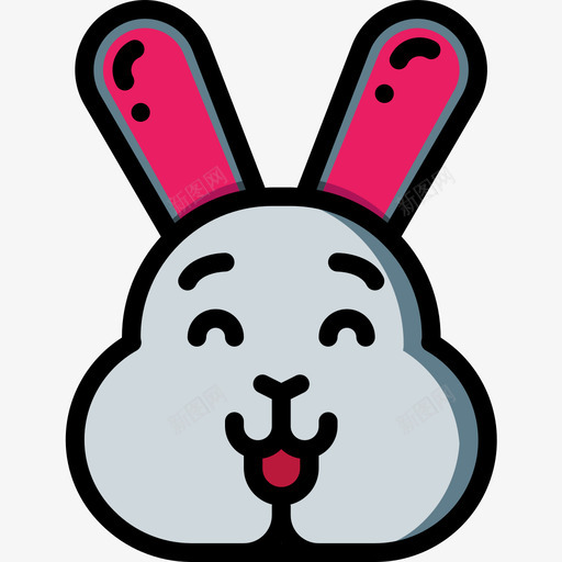 兔子兔子化身5线性颜色图标svg_新图网 https://ixintu.com 兔子 兔子化身5 线性颜色