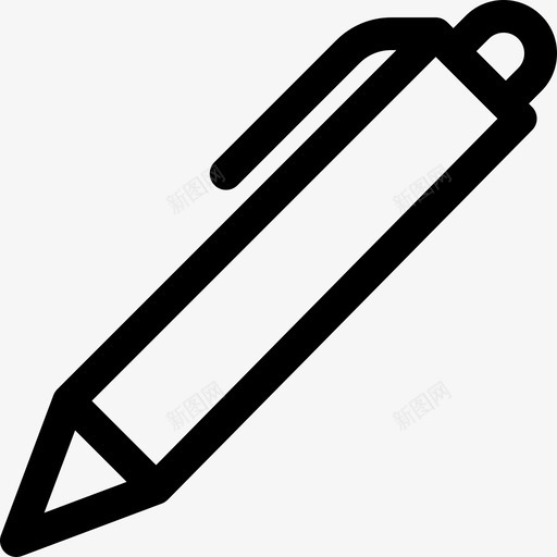 钢笔创意工具23线性图标svg_新图网 https://ixintu.com 创意工具23 线性 钢笔