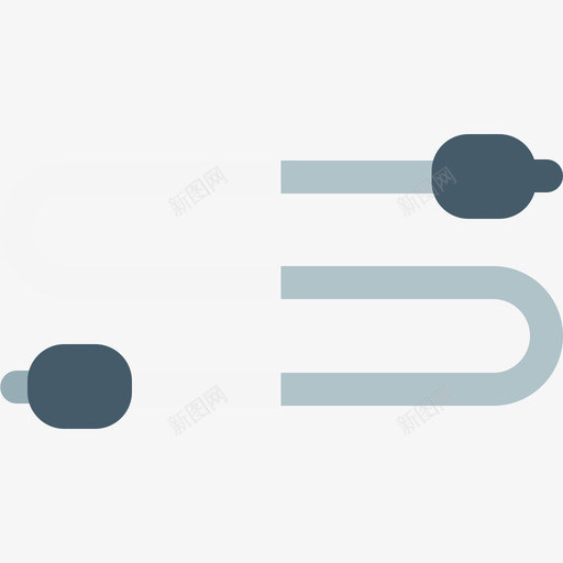 46号扁平电子电缆图标svg_新图网 https://ixintu.com 46号 扁平 电子 电缆