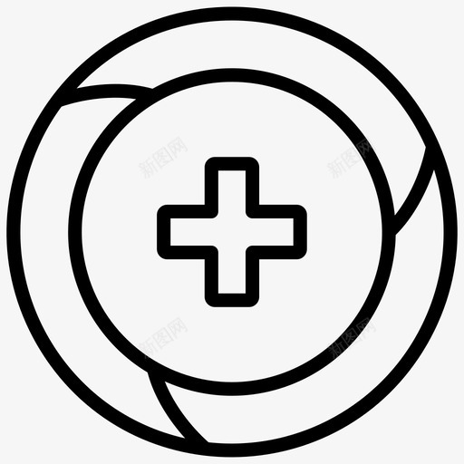 医疗标志紧急标志加号符号图标svg_新图网 https://ixintu.com 加号 医疗 图标 标志 符号 紧急 线图