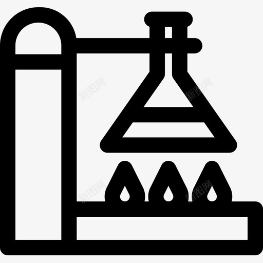 生物工程实验室11线性图标svg_新图网 https://ixintu.com 实验室 生物工程 线性