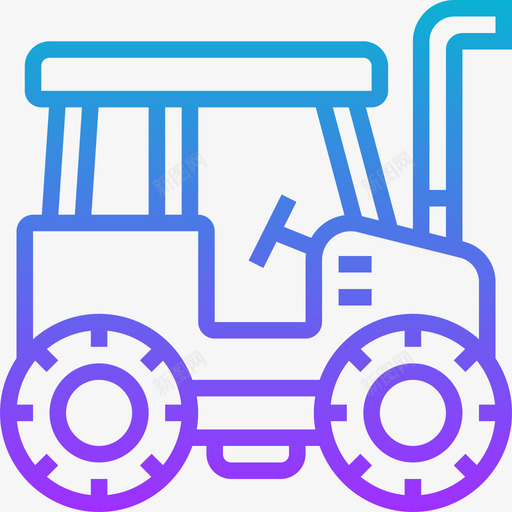 拖拉机农用50坡度图标svg_新图网 https://ixintu.com 农用 坡度 拖拉机