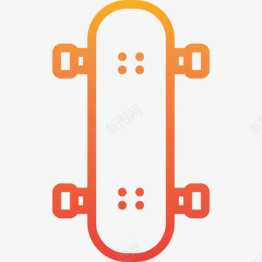 滑板运动66坡度图标图标