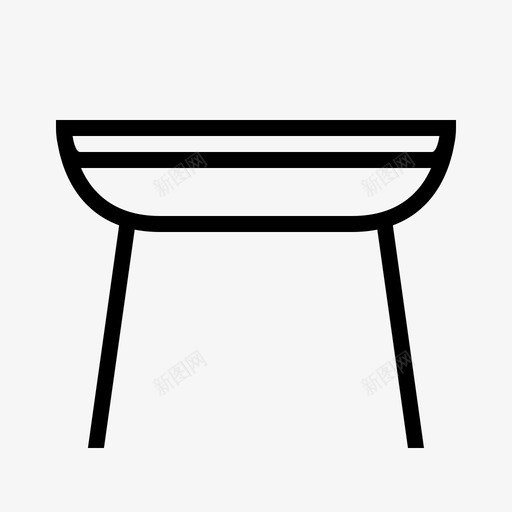 咖啡桌室内极简主义图标svg_新图网 https://ixintu.com 主义 咖啡 室内 极简 椅子 现代 装饰