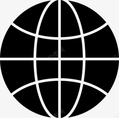 地球仪球图标图标
