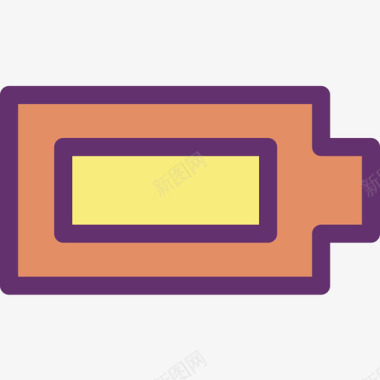 电池电量充足基本图标9线性颜色图标