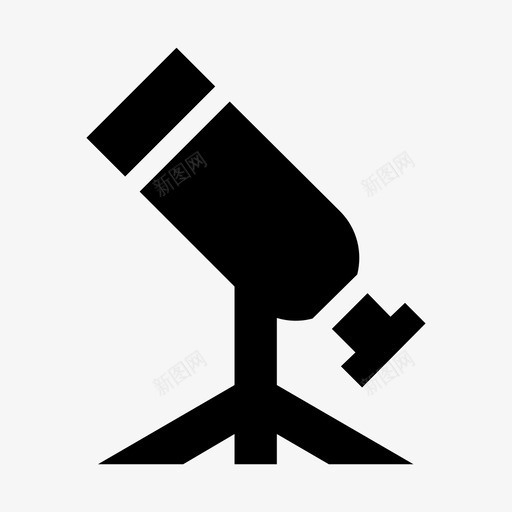 望远镜天文直径图标svg_新图网 https://ixintu.com 天文 放大 望远镜 直径 距离