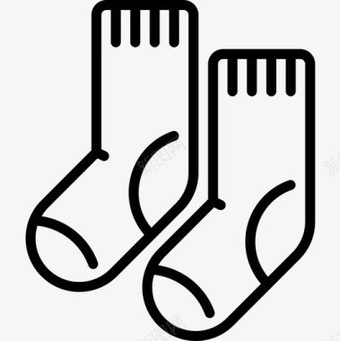 袜子秋衣16直线型图标图标