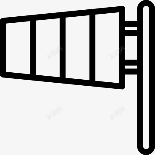 风201天气线性图标svg_新图网 https://ixintu.com 201天气 线性