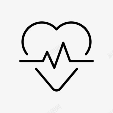 心脏护理心脏心跳图标图标