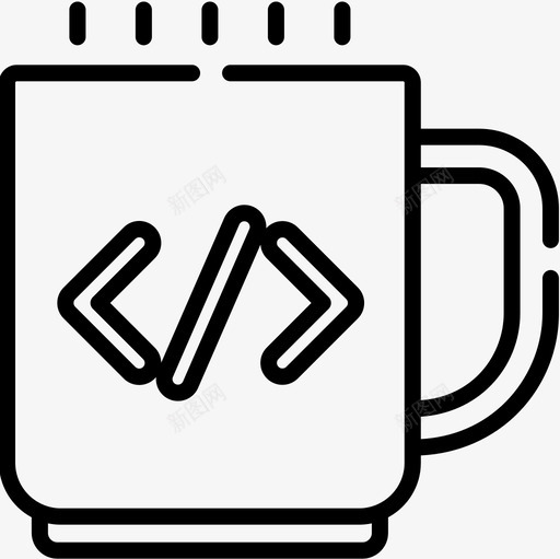 编程开发50线性图标svg_新图网 https://ixintu.com 开发50 线性 编程