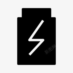 纯色移动电源电池设备移动设备图标高清图片