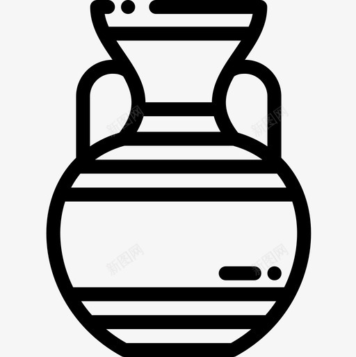 花瓶家装20线状图标svg_新图网 https://ixintu.com 家装20 线状 花瓶