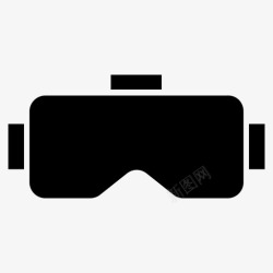 空间平面图3d眼镜人工智能网络空间图标高清图片