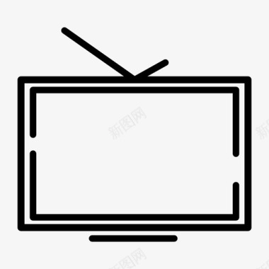 电视技术电视机图标图标