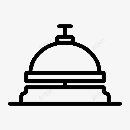 酒店服务部服务部电话铃图标svg_新图网 https://ixintu.com 服务部 电话铃 酒店 酒店服