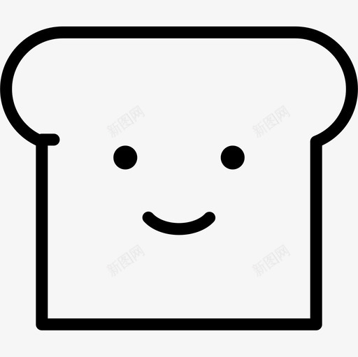 面包美食家2直系图标svg_新图网 https://ixintu.com 直系 美食家 面包