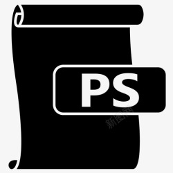 PostScriptps文件文件格式图标高清图片