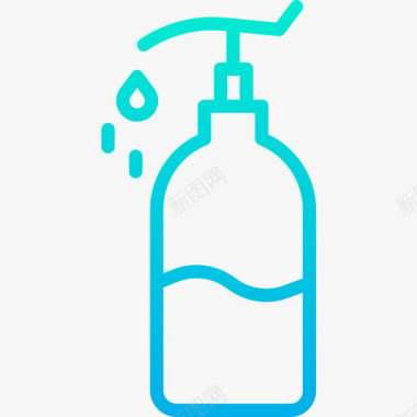 洗液卫生19梯度图标图标