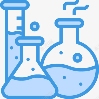 科学教育187蓝色图标图标