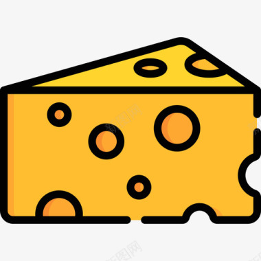 奶酪烧烤17原色图标图标