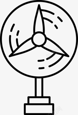 风扇家用电器台扇图标图标