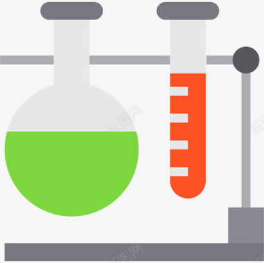 实验室科学93平坦图标图标