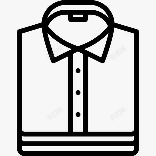 衬衫干净清洁图标svg_新图网 https://ixintu.com 干净 清洁 熨烫 衬衫