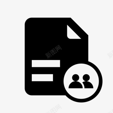共享文档文件办公室图标图标