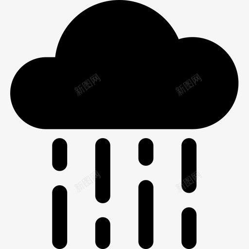 雨天气176充满图标svg_新图网 https://ixintu.com 充满 天气
