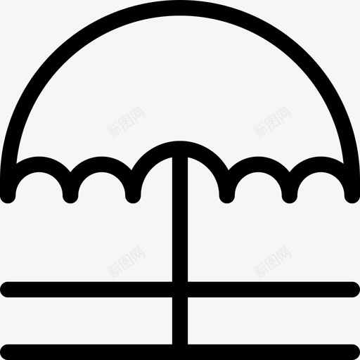 雨伞墨西哥7线状图标svg_新图网 https://ixintu.com 墨西哥 线状 雨伞