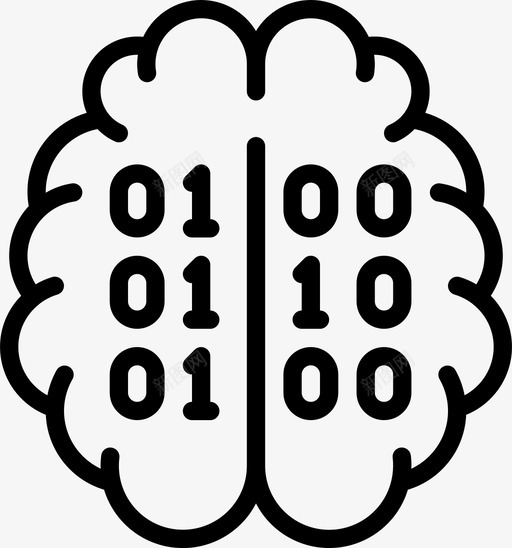 智能数据人工智能大脑图标svg_新图网 https://ixintu.com 人工智能 大纲 大脑 学习 数据 智能 机器