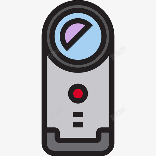 相机设备13线性彩色图标svg_新图网 https://ixintu.com 彩色 相机 线性 设备