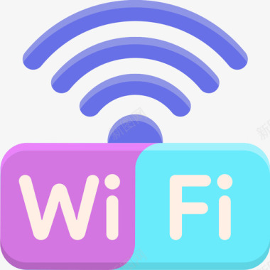 Wifi信号通信143平坦图标图标