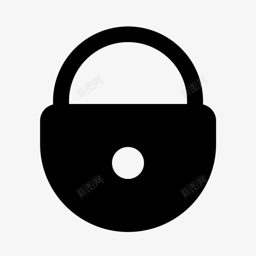锁基本挂锁图标svg_新图网 https://ixintu.com 基本 基本用户界面图示符 安全 挂锁 锁