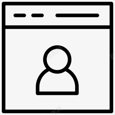 用户配置文件帐户个人资料头像图标图标