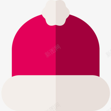 冬季帽冬季65平顶图标图标