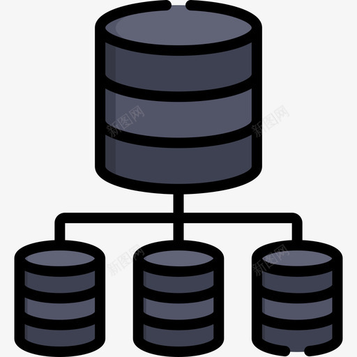 数据存储显影49线性彩色图标svg_新图网 https://ixintu.com 存储 彩色 数据 显影 线性