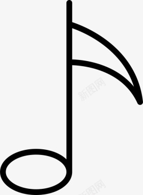 音乐旋律音符图标图标