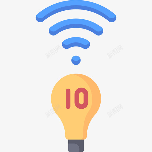 Wifi信号互联网技术10扁平图标svg_新图网 https://ixintu.com Wifi 互联网 信号 扁平 技术